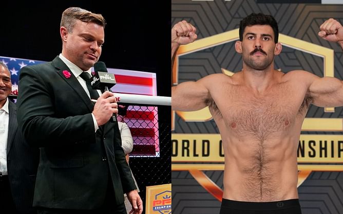 Commentator Sean O'Connell heard joking about Rob Wilkinson's steroid history right after his knockout victory at PFL 2