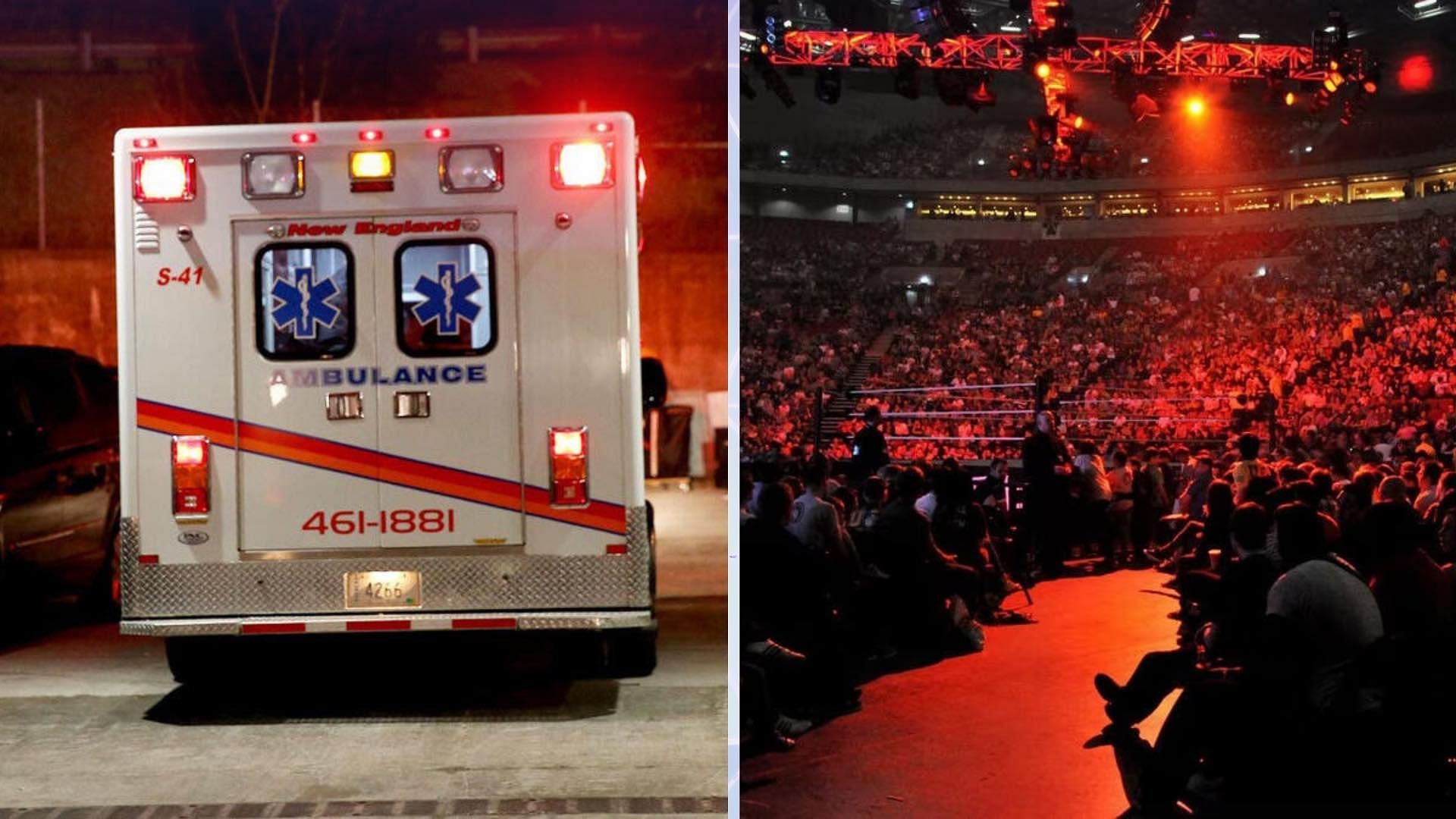 A match was recently stopped during WWE show due to an injury scare