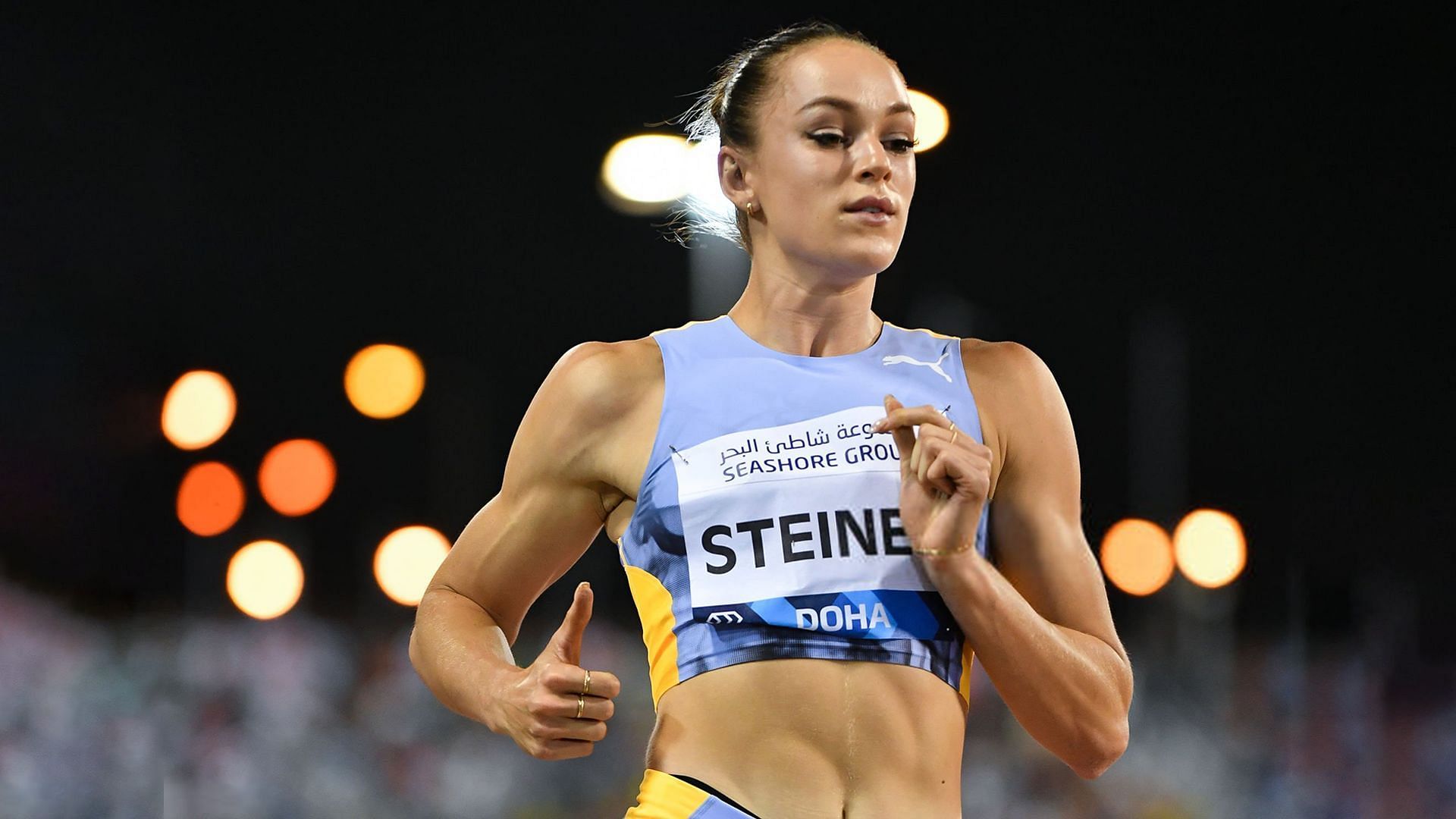 Abby Steiner, US 200m indoor record holder