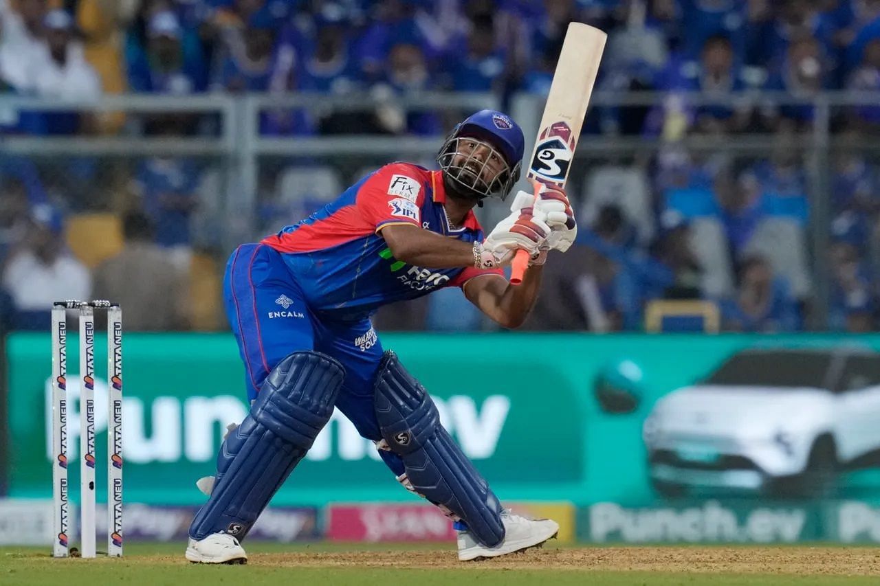 Rishabh Pant batted at No. 5 against the Mumbai Indians. [P/C: iplt20.com]