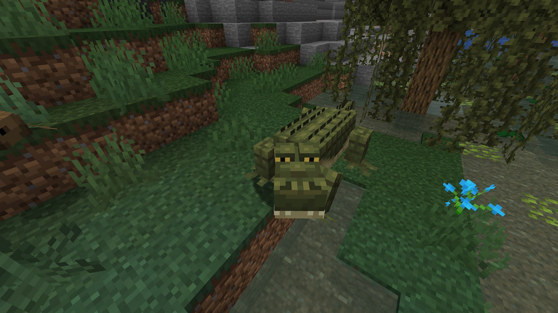 Alligators are the deadliest of Naturalist&#039;s mobs (Image via Mojang)