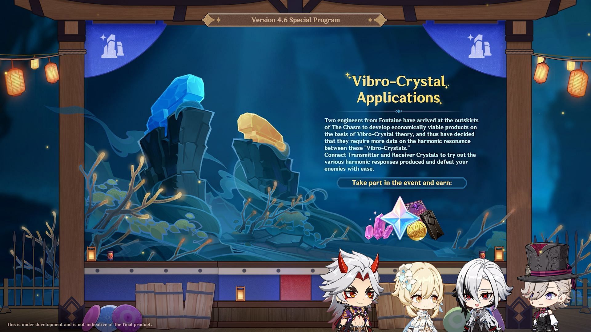 Vibro-Crystals event rerun (Image via HoYoverse)
