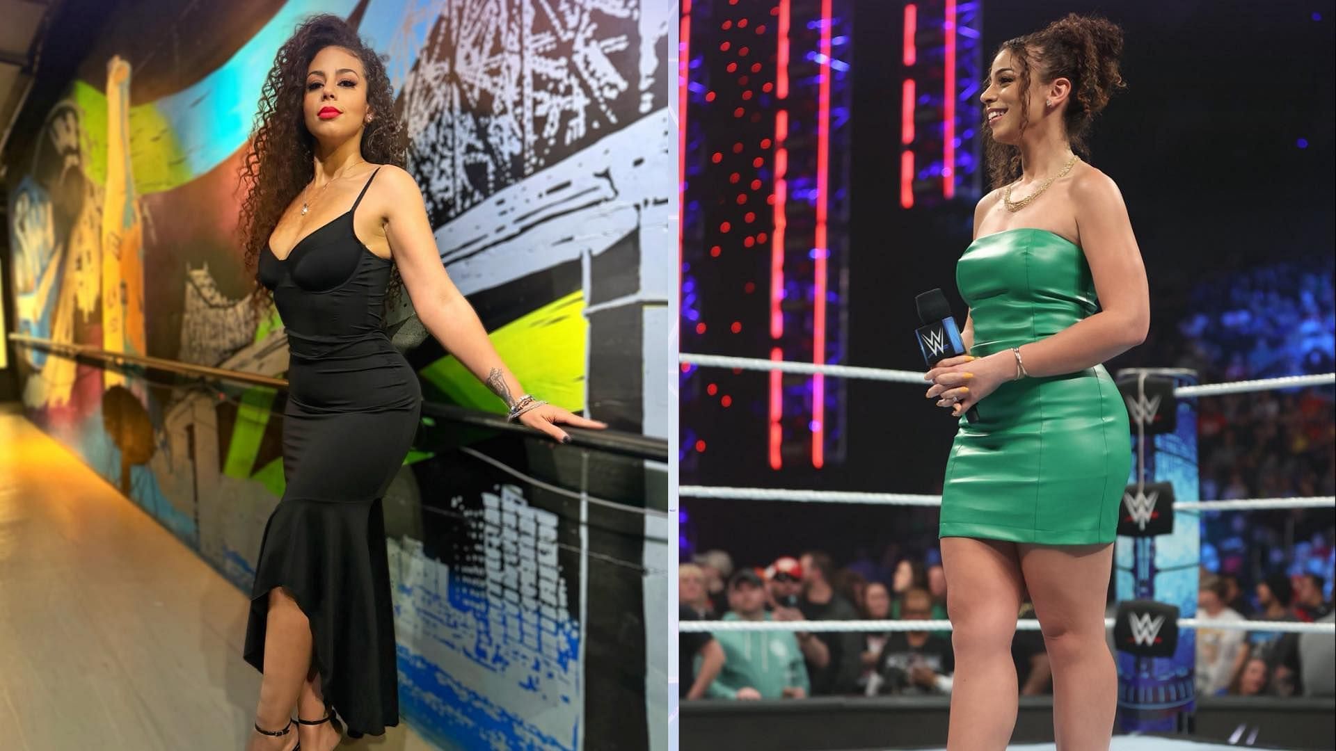 Samantha Irvin is massively popular for her ring announcing in WWE