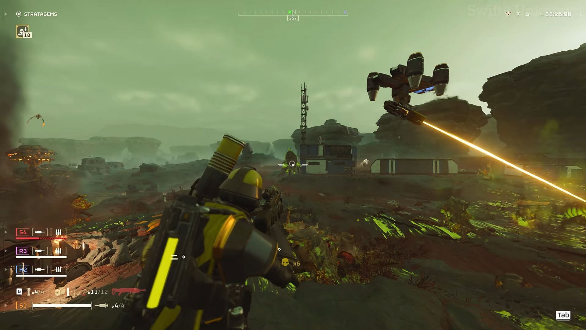 A guide to help you get and use the R-36 Eruptor Rifle in Helldivers 2