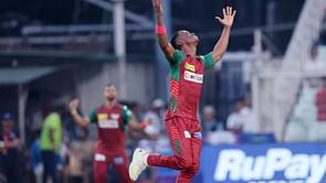 [Watch] Shamar Joseph left distraught as Arshad Khan's drop costs speedster maiden IPL wicket during LSG vs KKR match