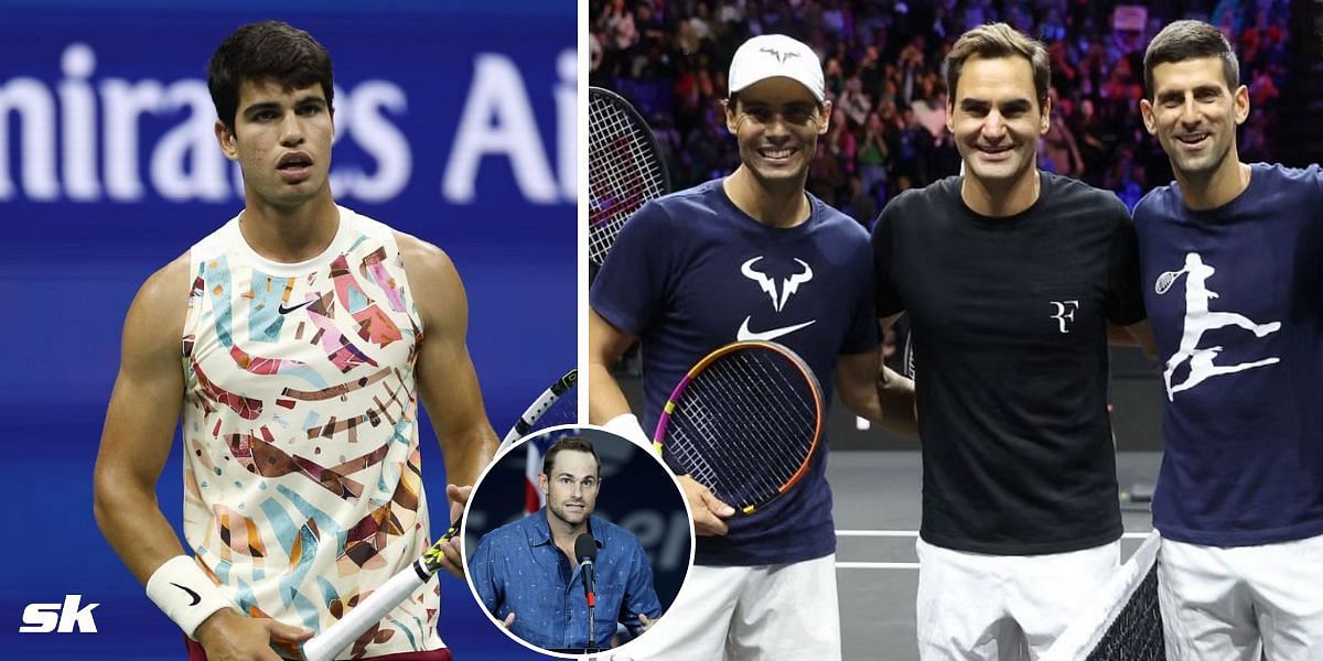 Andy Roddick compares Carlos Alcaraz to Novak Djokovic, Roger Federer, and Rafael Nadal