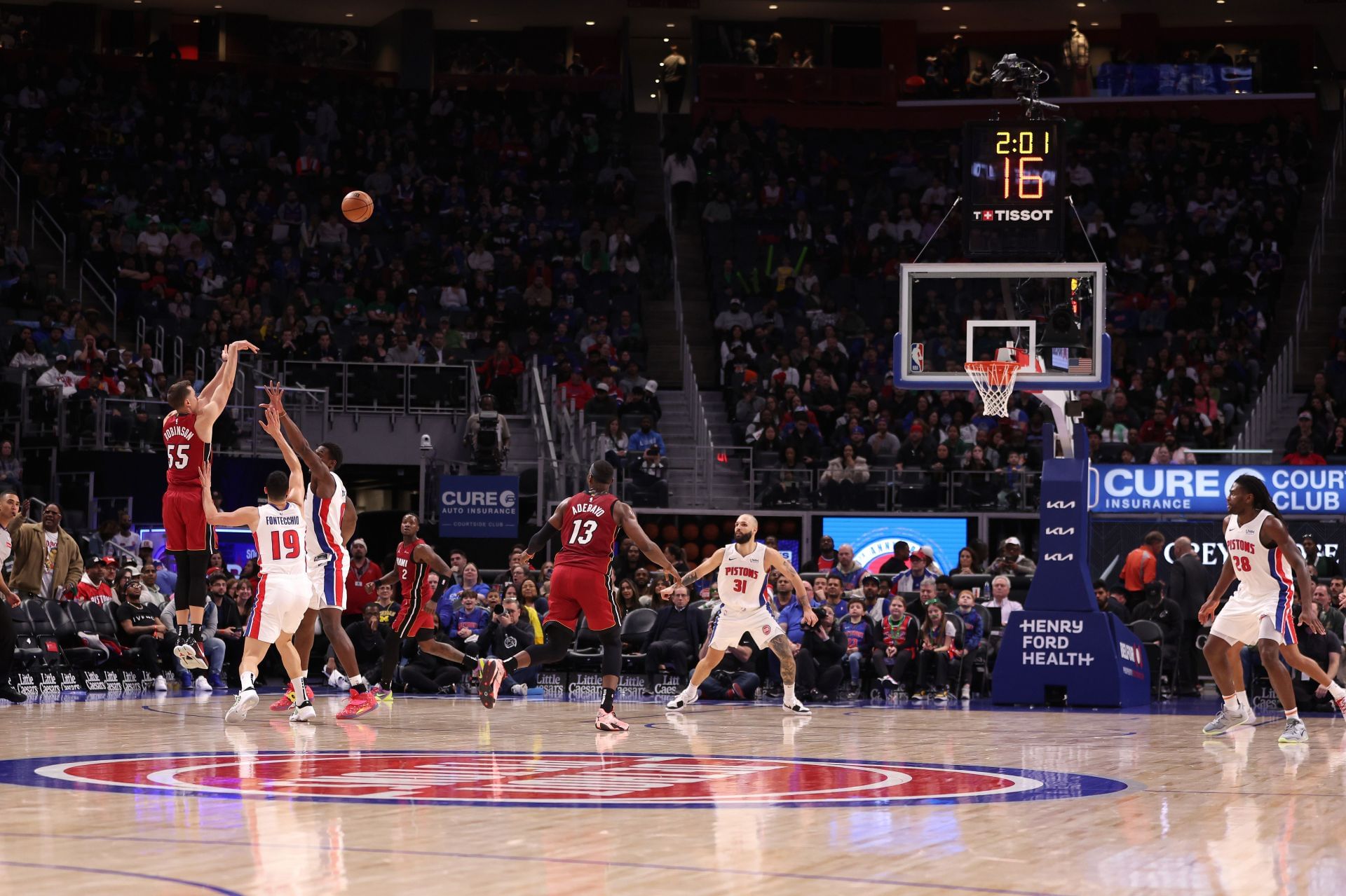 Miami Heat v Detroit Pistons