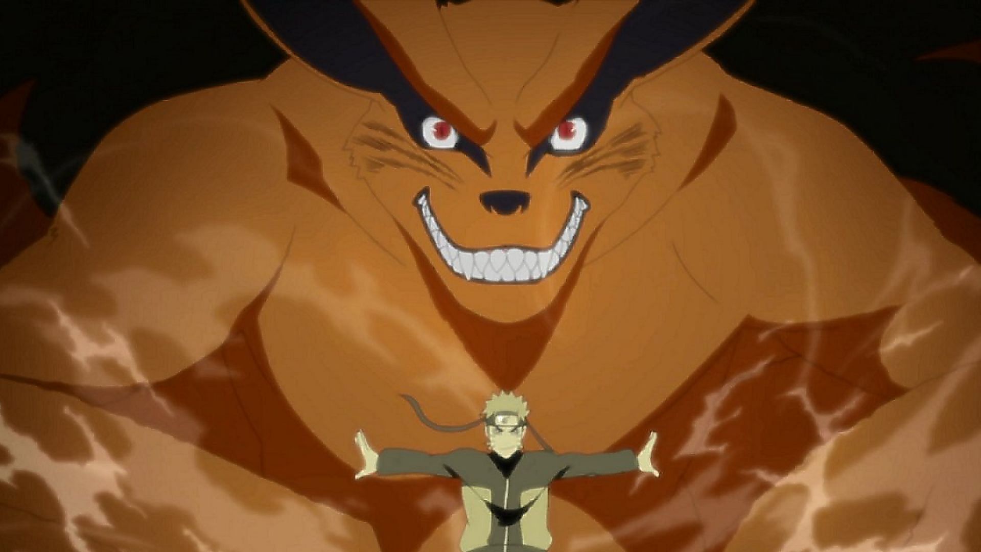 Kurama when he was with Naruto (Image via Studio Pierrot)