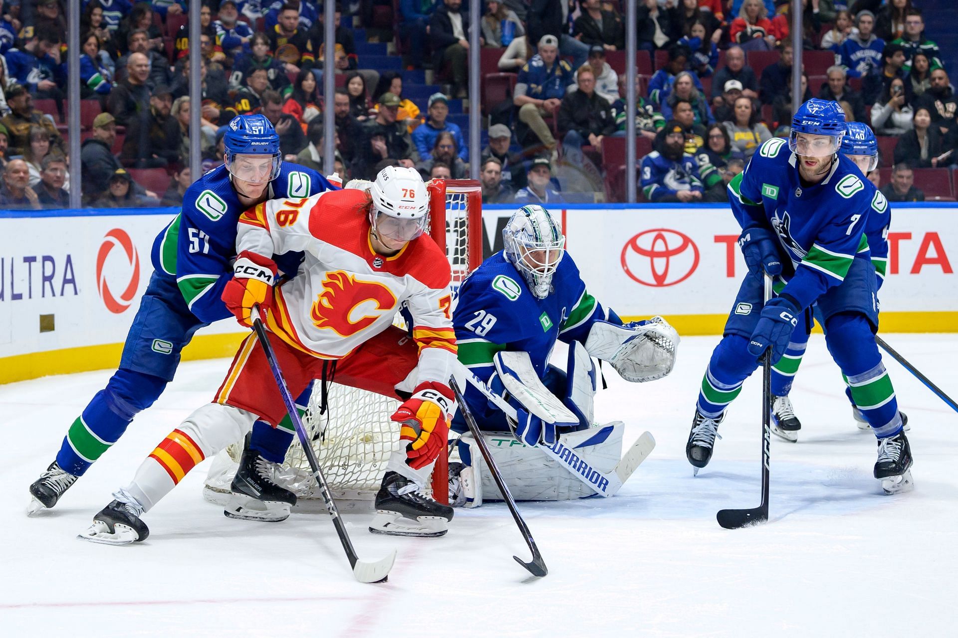 Calgary Flames v Vancouver Canucks