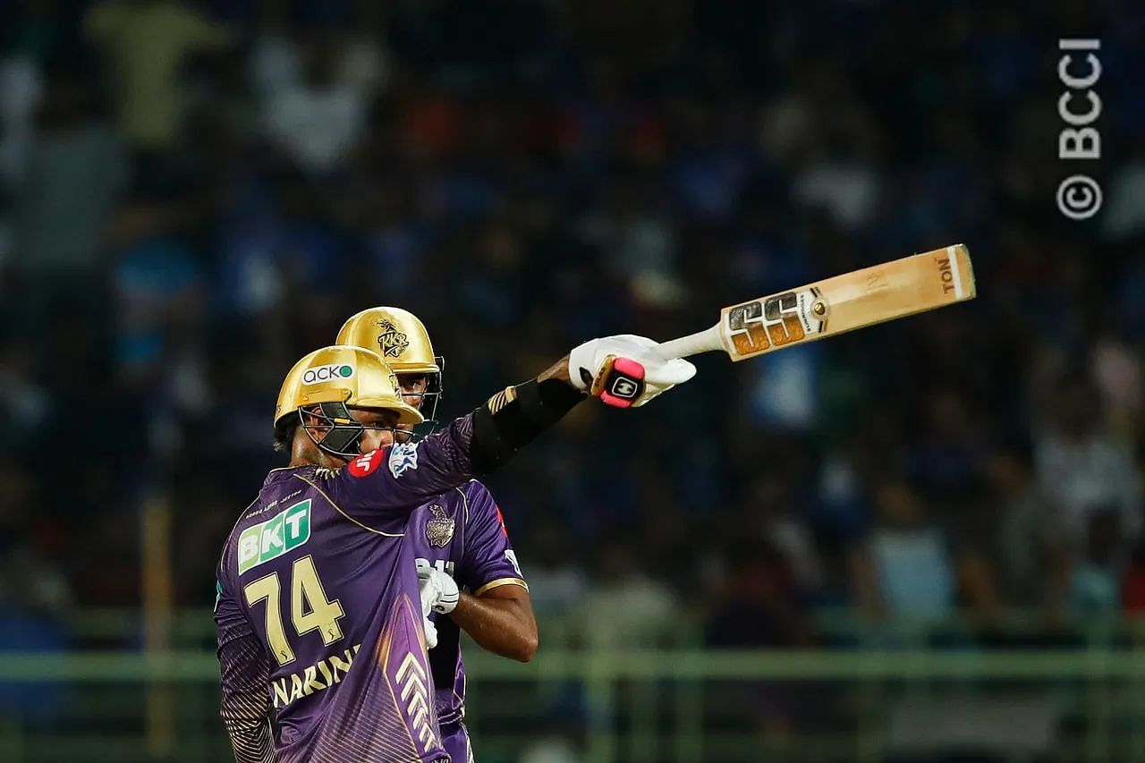 Sunil Narine smashed 85 off 39 on Wednesday (Credits: BCCI/IPL)