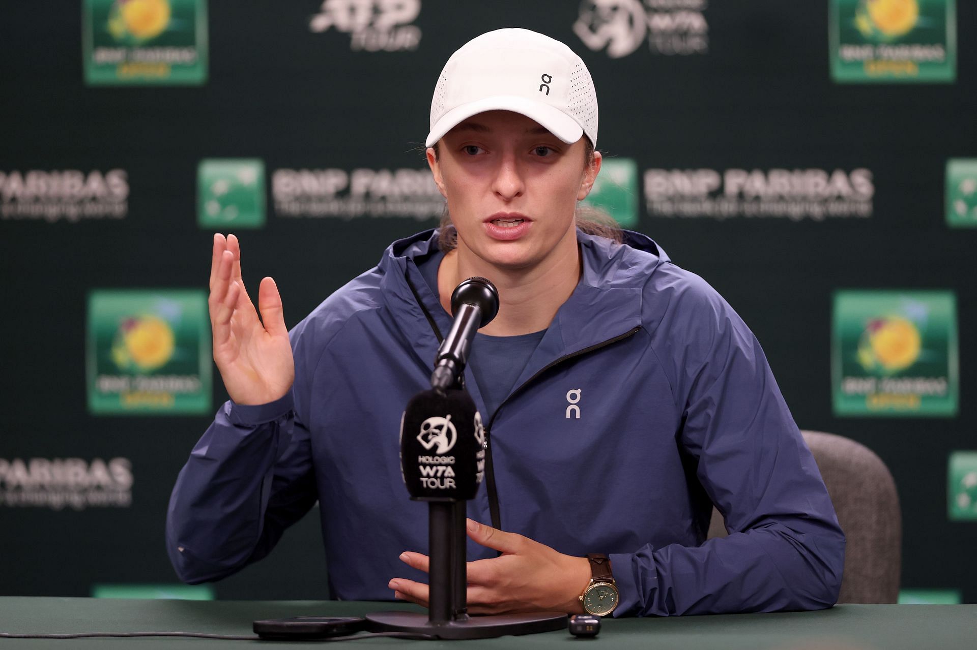 Iga Swiatek at the 2024 BNP Paribas Open