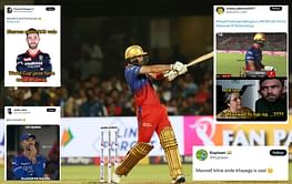 "Has to be sacked" - Fans react as Glenn Maxwell gets out for a duck in RCB vs LSG clash of IPL 2024