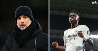Manchester City boss Guardiola names ‘best player to control’ Real Madrid superstar Vinicius Jr ahead of Champions League clash