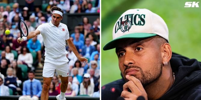 Nick Kyrgios lavishes praise on Roger Federer's aesthetically pleasing playing style