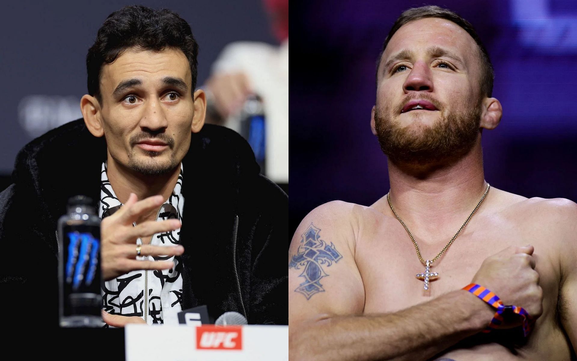 Max Holloway (left) all but confirms Justin Gaethje
