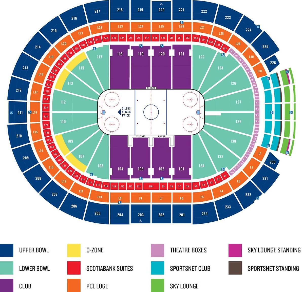 Edmonton Oilers Stadium stadium - History, Capacity, Seating Chart ...