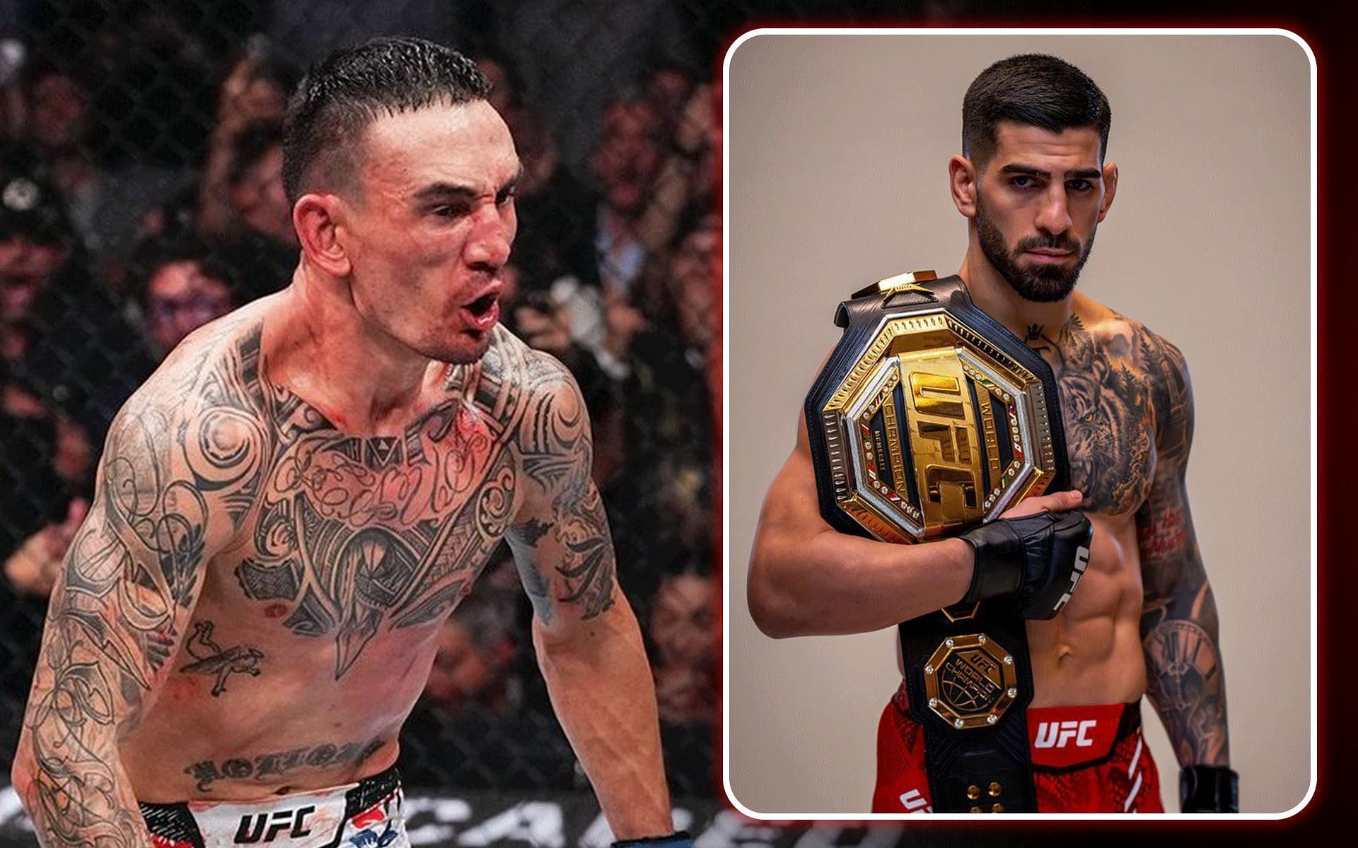 Max Holloway expects to face Ilia Topuria next [Image credits: @ufc/Instagram, @iliatopuria/Instagram]