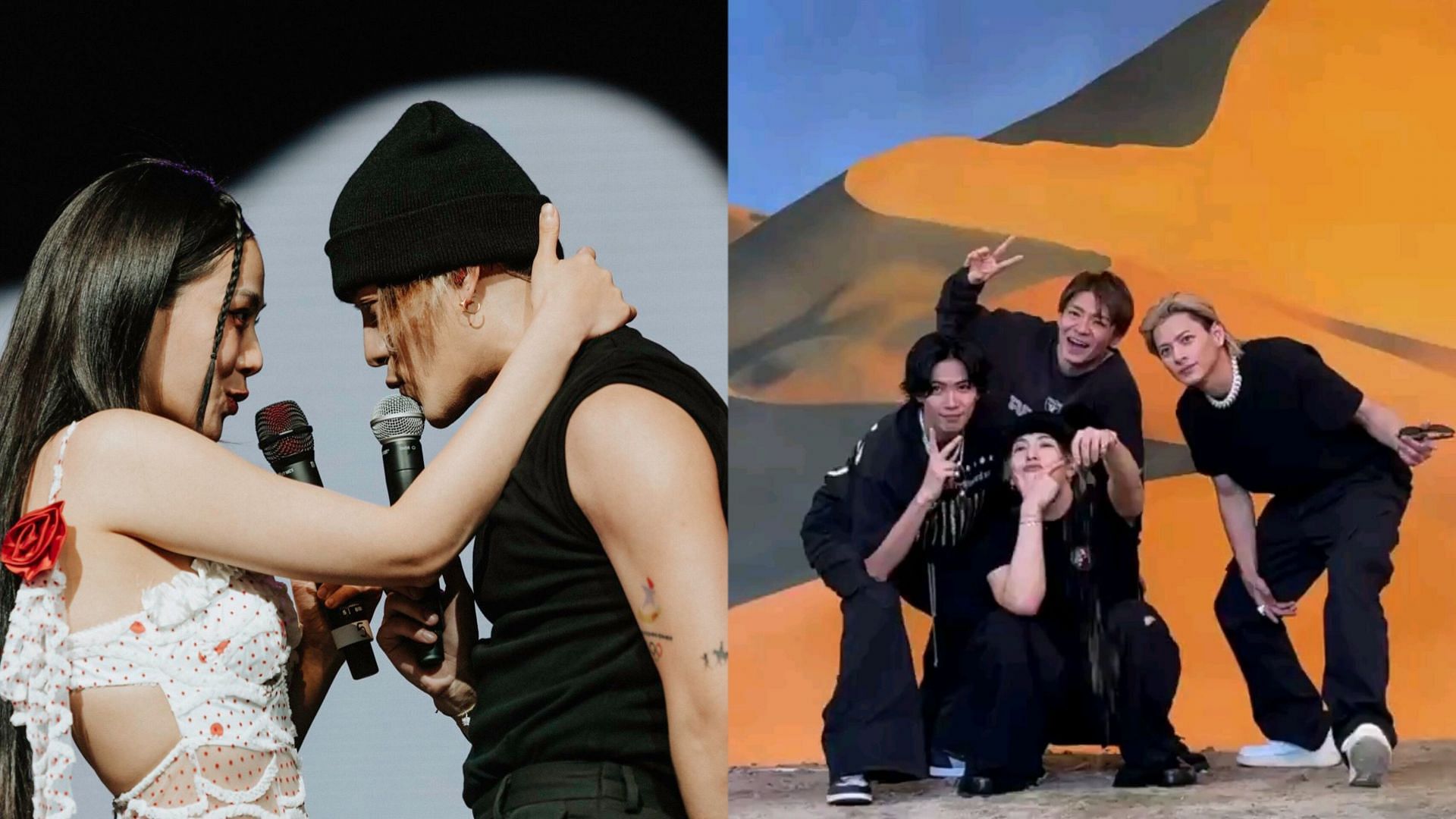 Jackson Wang performs at Coachella 2024 alongside Number_i and BIBI (Images via X/@teamwangofcl)