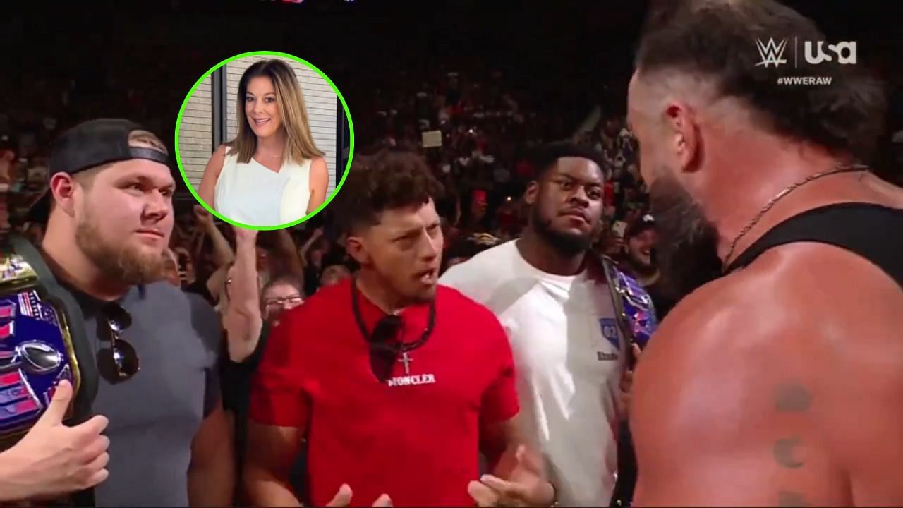 Patrick Mahomes mom reacts WWE star Braun Strowman confronting Chiefs QB in viral video
