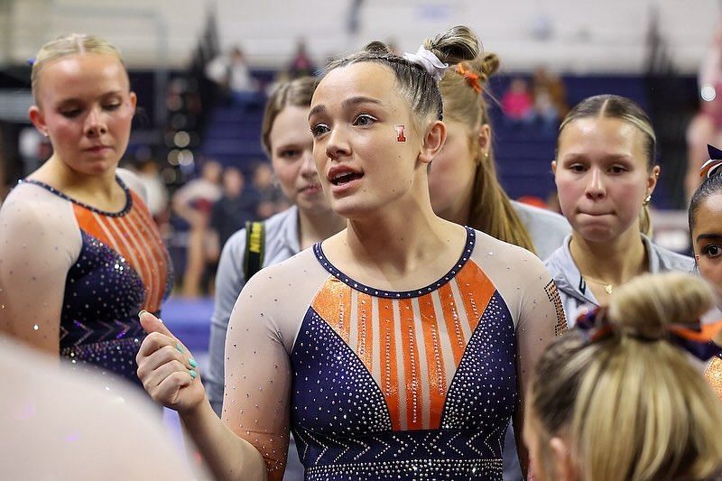 NCAA gymnastics regionals results Day 1 Illinois and BYU advance to