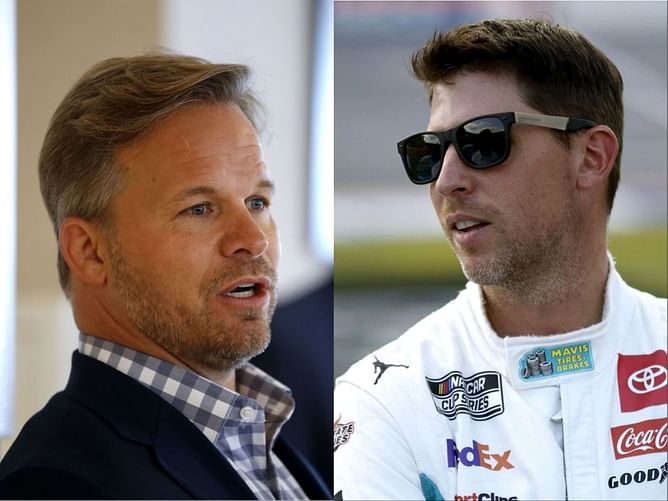 Denny Hamlin questions NASCAR revenue split after track criticism with SMI CEO Marcus Smith