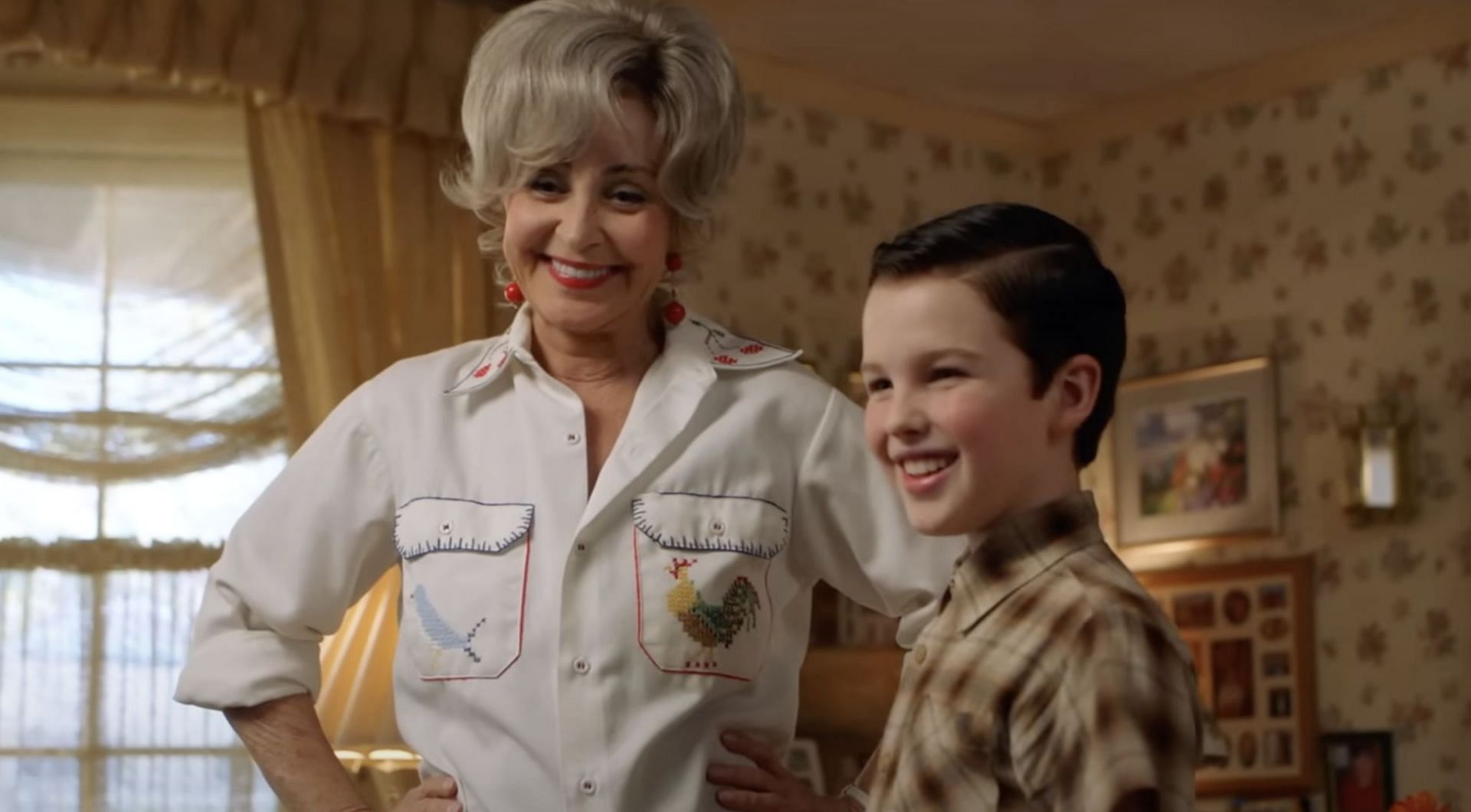 A still of Sheldon and Meemaw. (Image via Amazon Prime Video)