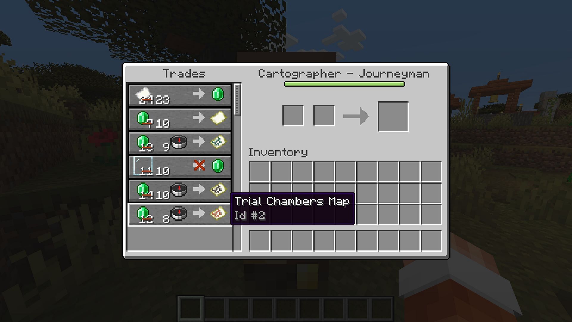 A new explorer map variant in Minecraft 1.21 makes finding trial chambers much easier. (Image via Mojang)