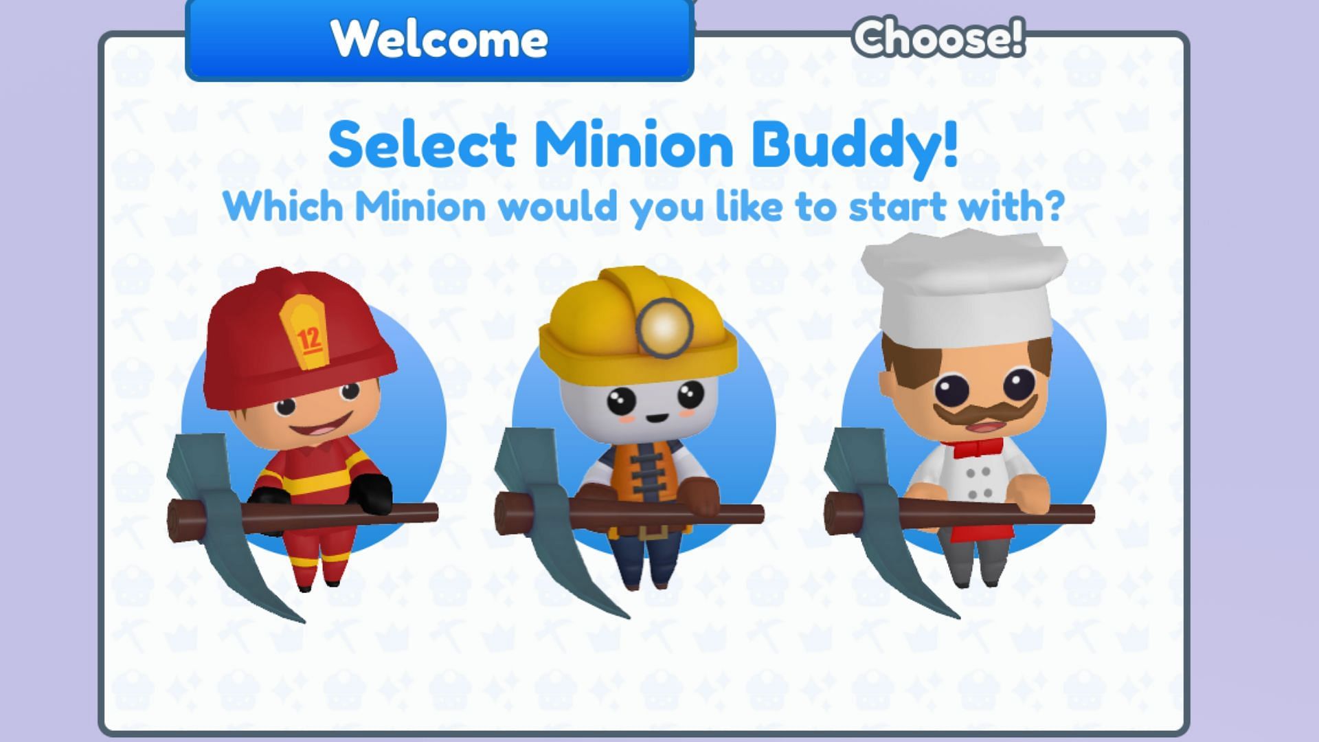 Select Minion Buddy in Minion Simulator (Image via Roblox)