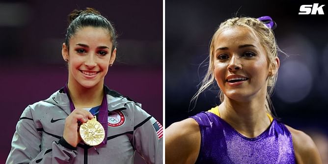 In Pictures: Olivia Dunne recreates her favorite memory from 2012 with legendary gymnast Aly Raisman