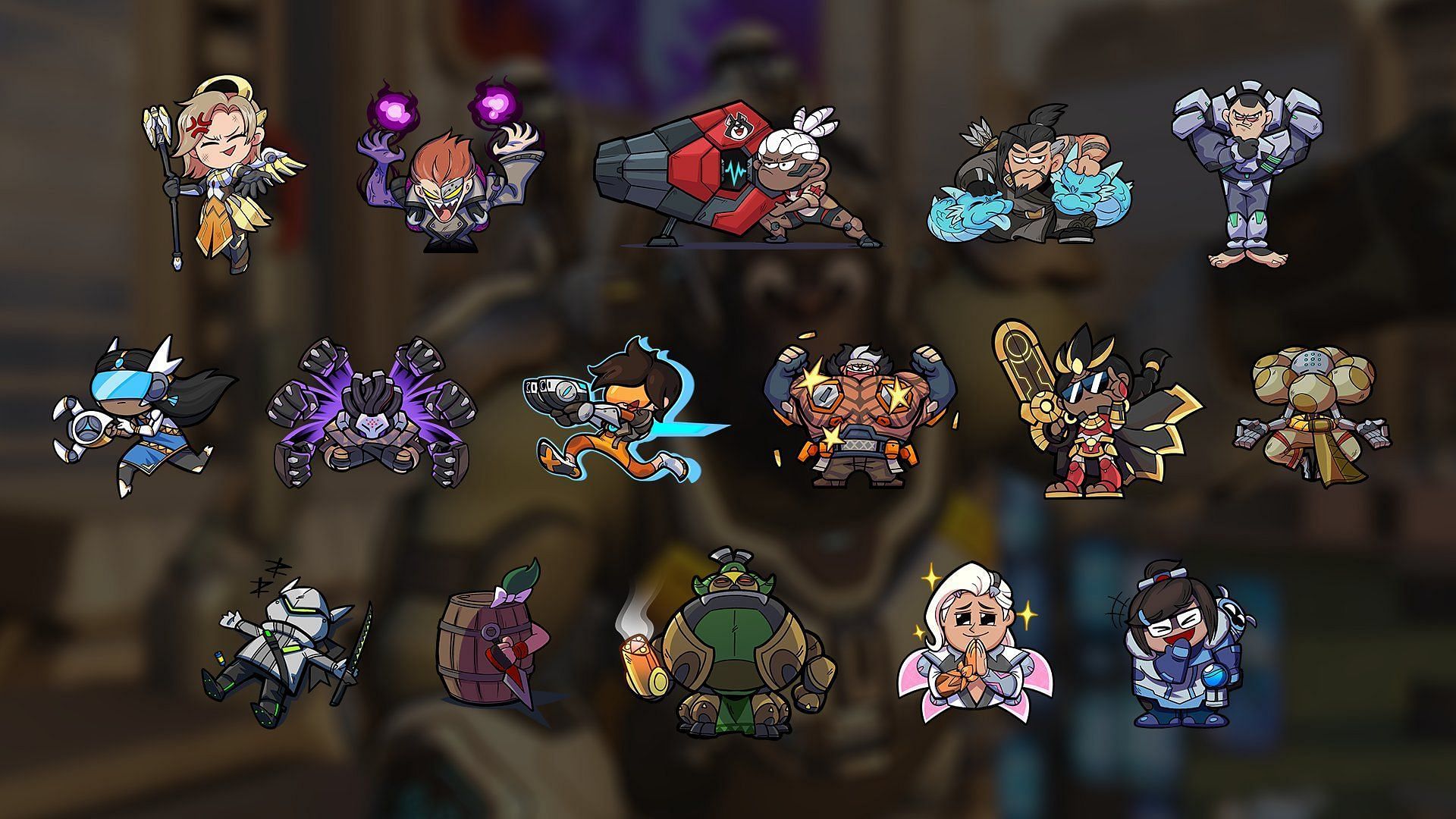 A guide on how to unlock all Overwatch April Fools sprays (Image via Blizzard Entertainment)