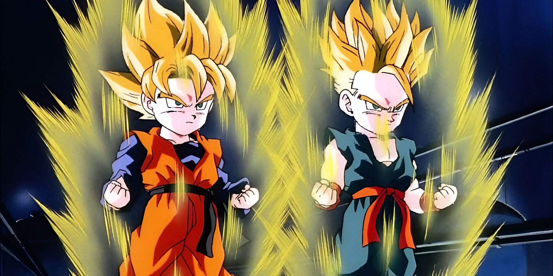 Goten and Trunks as seen in the Dragon Ball Z anime (Image via Toei Animation)