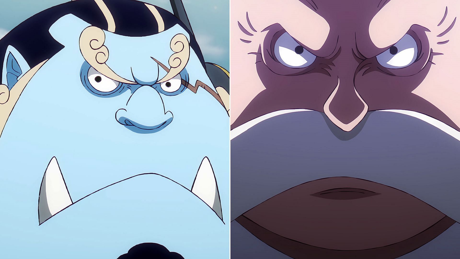 Jinbe and Warcury in the One Piece anime (Image via Toei Animation)