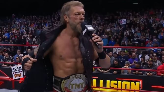 Adam Copeland (fka Edge) set to defend TNT title against masked AEW star next week