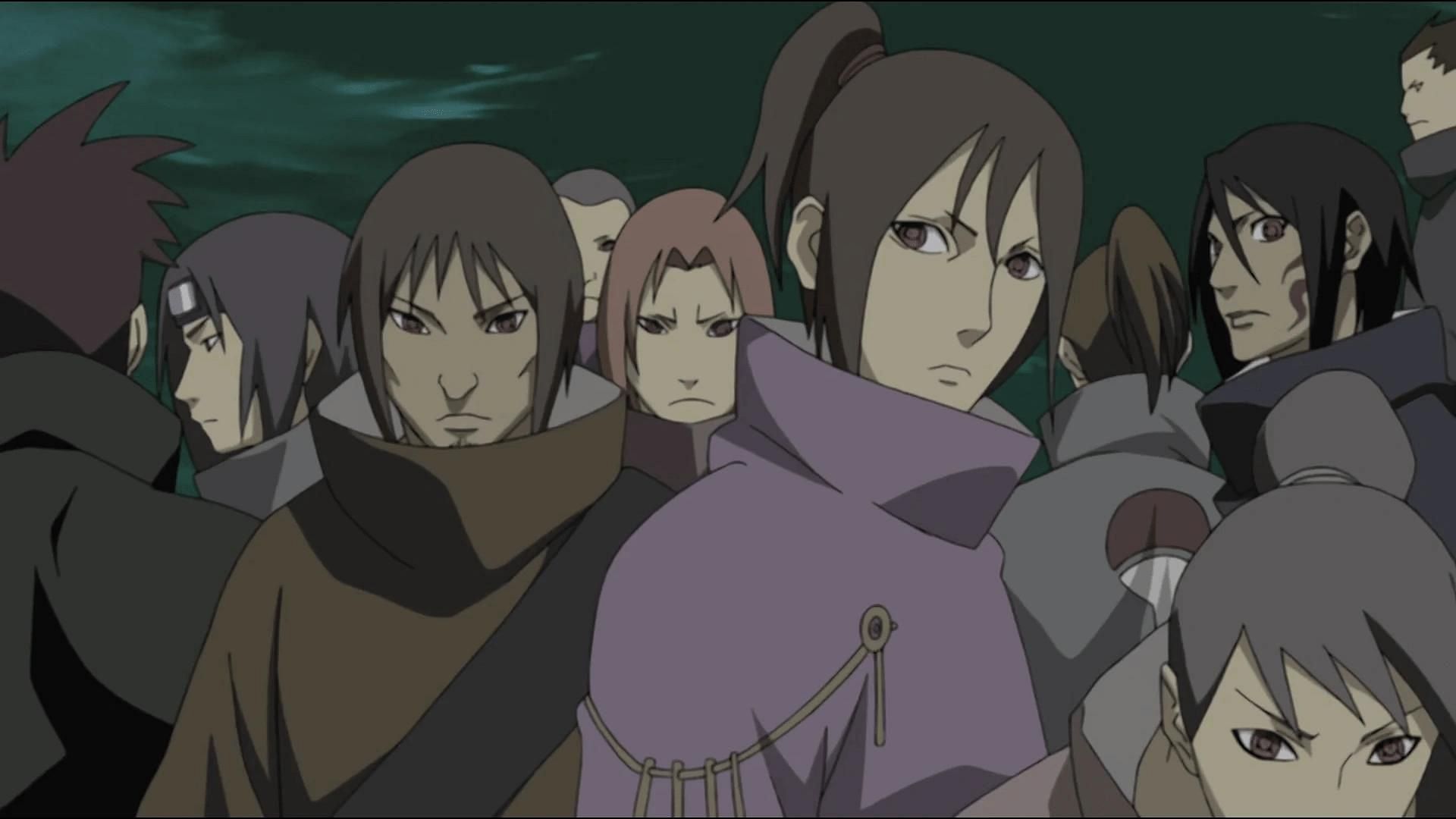 The Uchiha clan (Image via Studio Pierrot)