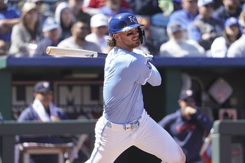 MLB The Show 24 Lightning Player Bobby Witt Jr. (Image via Getty)