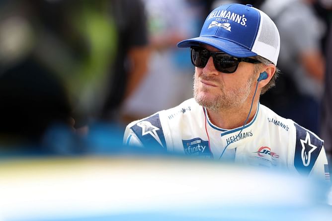 Dale Earnhardt Jr. reminisces on getting Michael Jordan's autograph on his best friend's shoes: "I'm usually not a thoughtful, caring person"