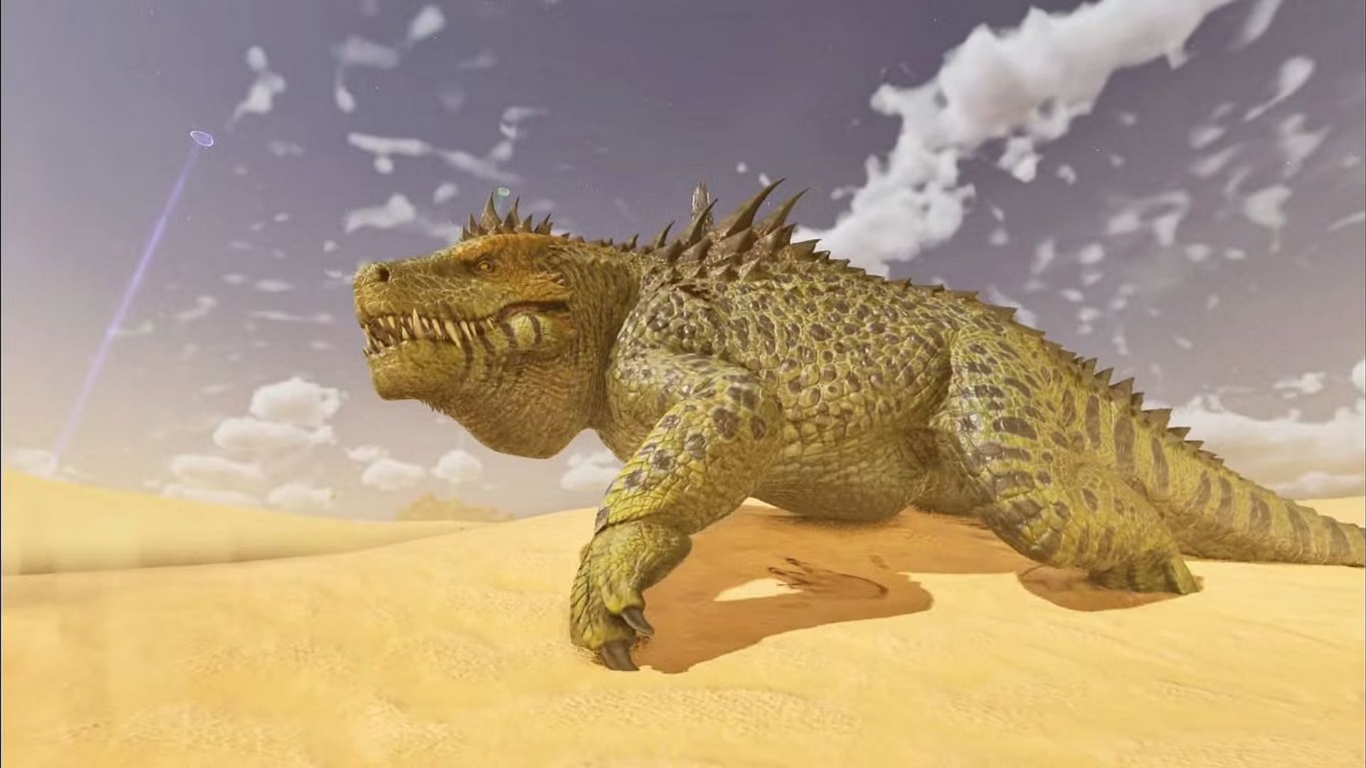 Fasolasuchus can travel at great speed in sand (Image via Studio Wildcard)