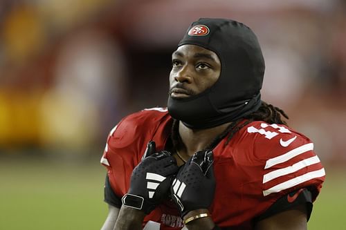 Brandon Aiyuk during the NFC Divisional Playoffs: Green Bay Packers vs. San Francisco 49ers