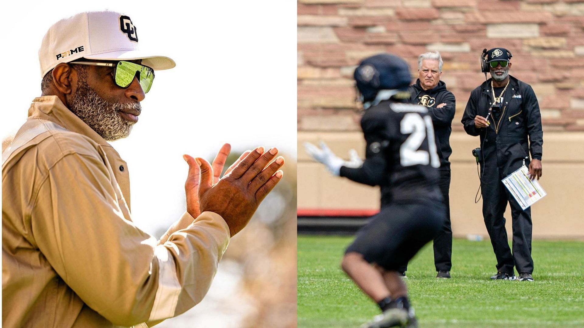 Colorado Buffaloes head coach Deion Sanders 