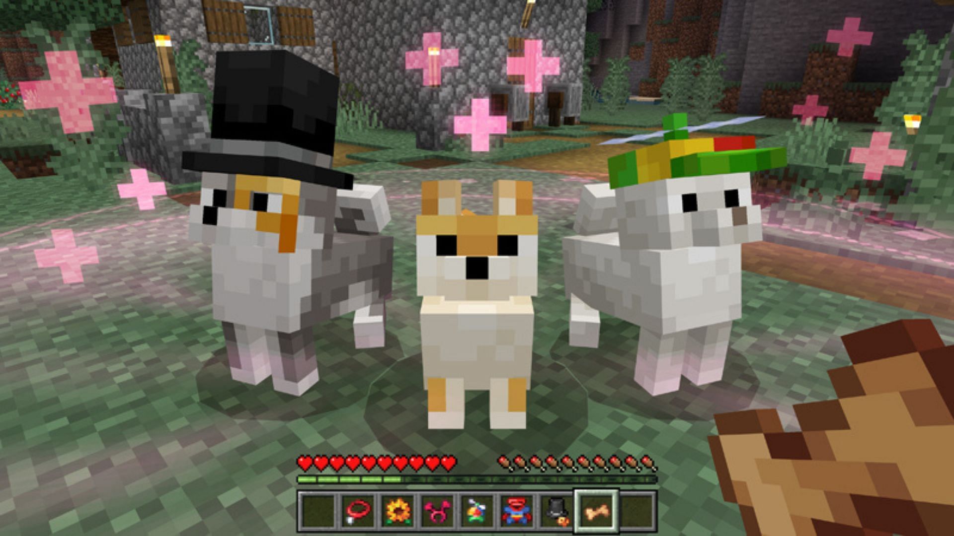 Some of the pets from the add-on (Image via Spark Universe)