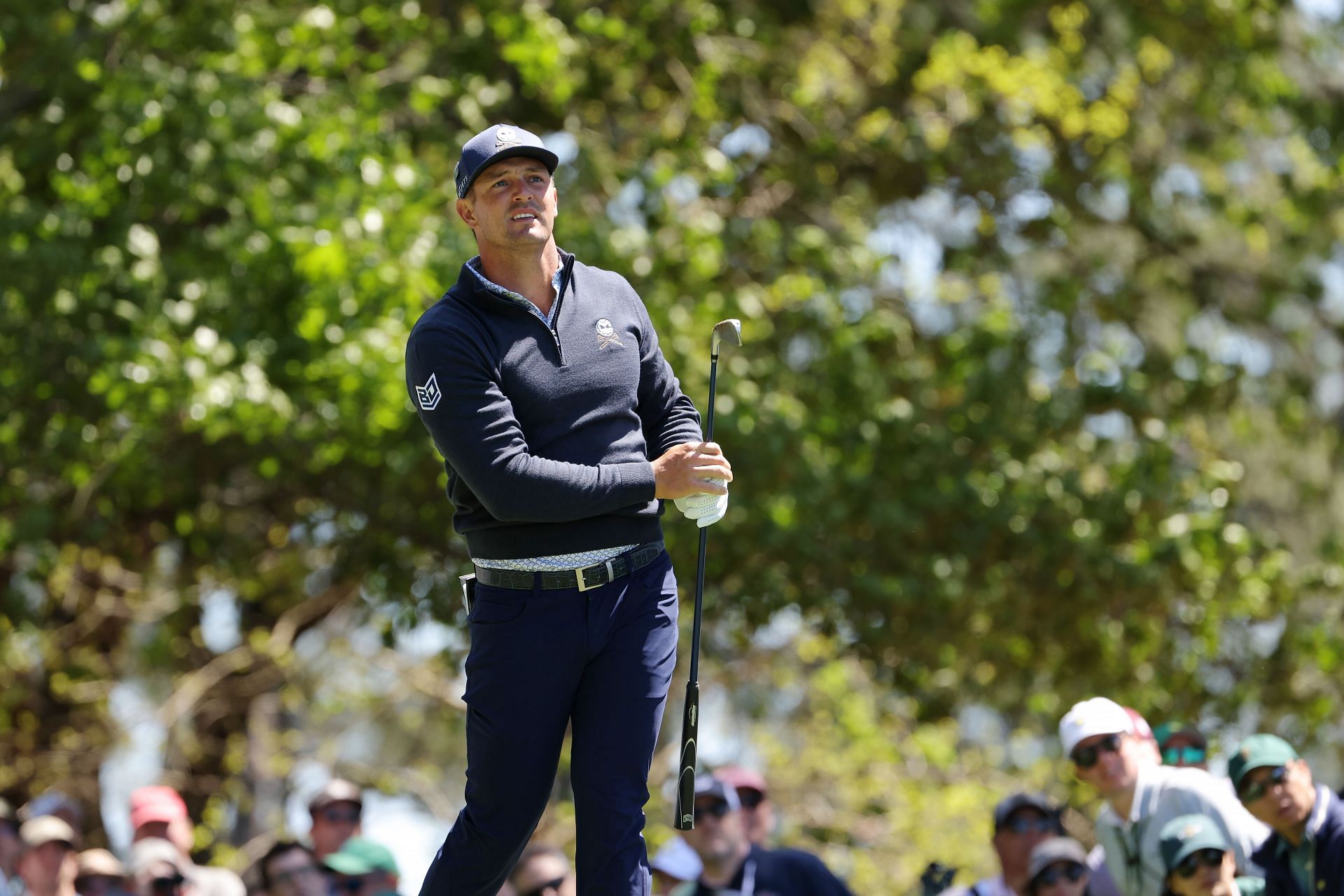 Bryson DeChambeau is playing well at the Masters