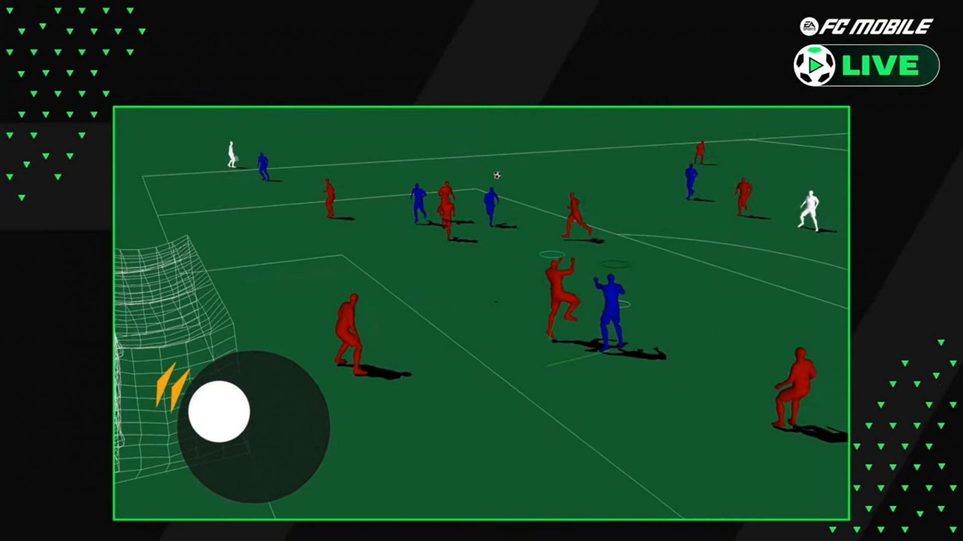 Gameplay changes in crossing dynamics are one of the highlights of the FC Mobile April update (Image via EA Sports)