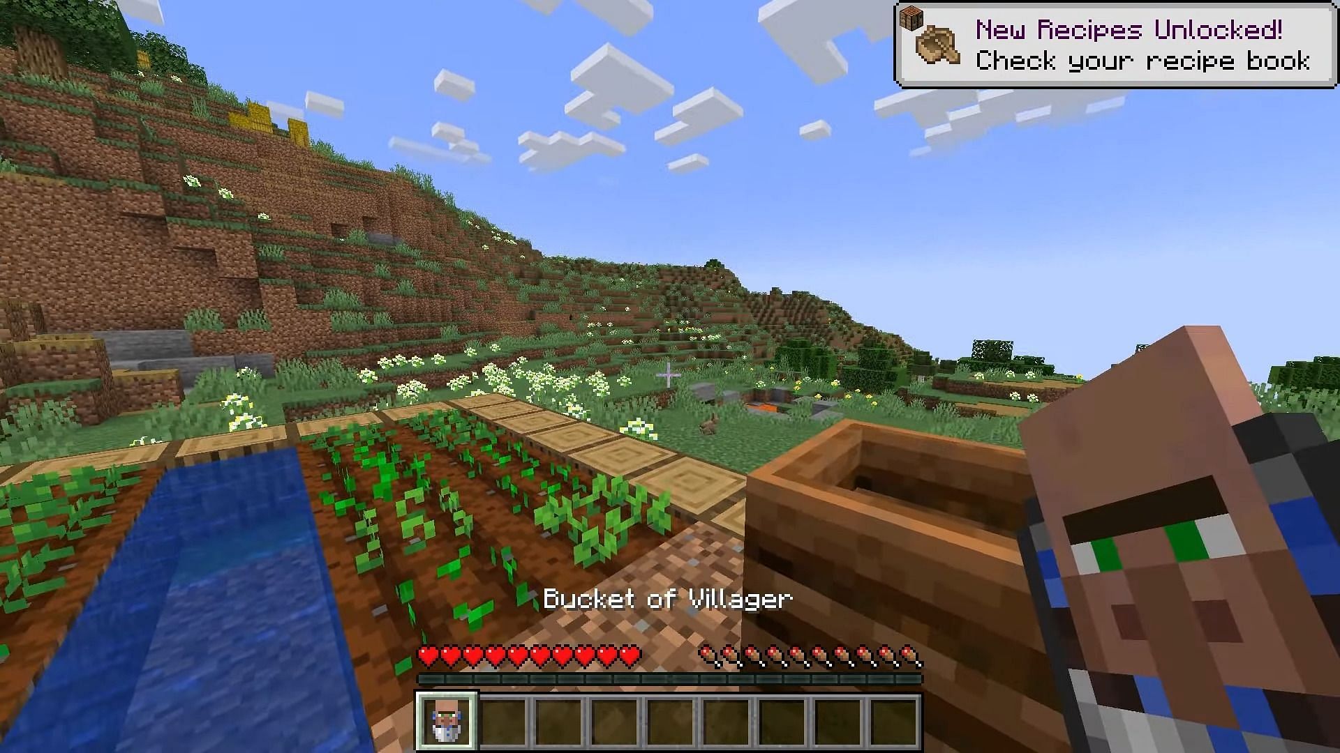 Bucketable allows players to place any Minecraft mob into a bucket (Image via BlockerLocker/YouTube)