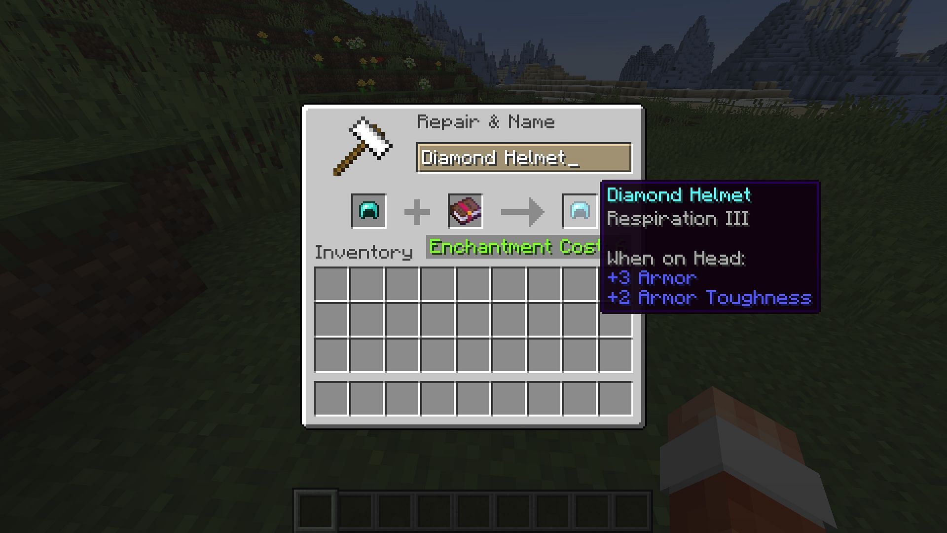 Anvils have an unspoken cost limit when enchanting gear in Minecraft (Image via Mojang)