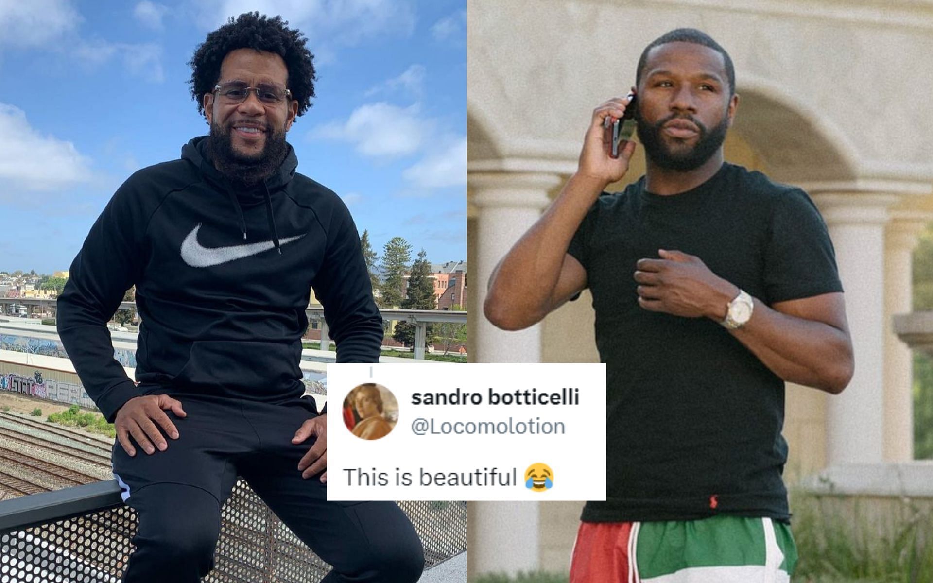 Bill Haney (left) was critical of Floyd Mayweather Jr. (right) in their recent conversation [Images courtesy: @billhaney__ and @floydmayweather on Instagram]