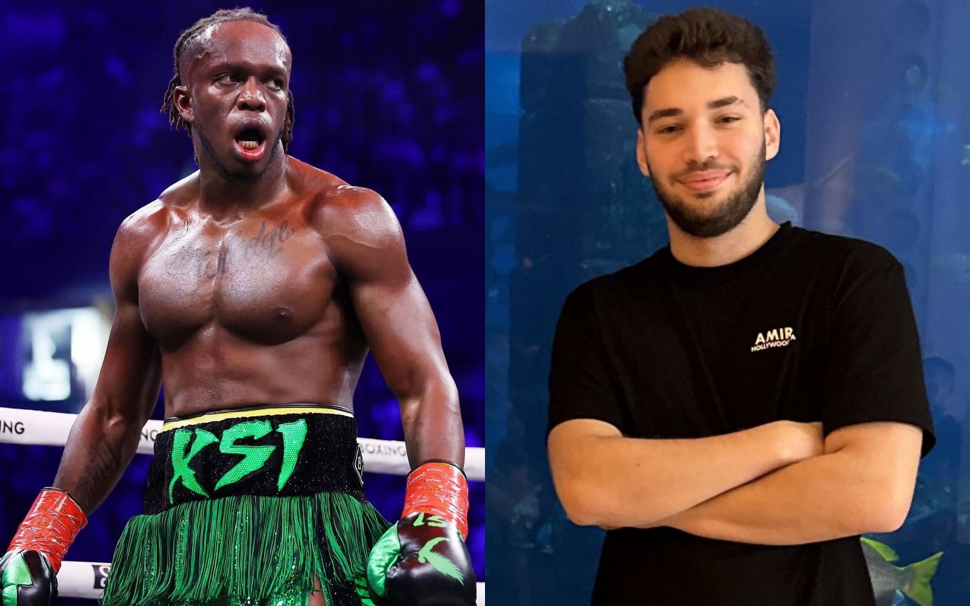 KSI warns Adin Ross of &ldquo;slapping him in the face&rdquo; at next sighting as relations sour [Image courtesy: Getty Images, and @adinross - X]