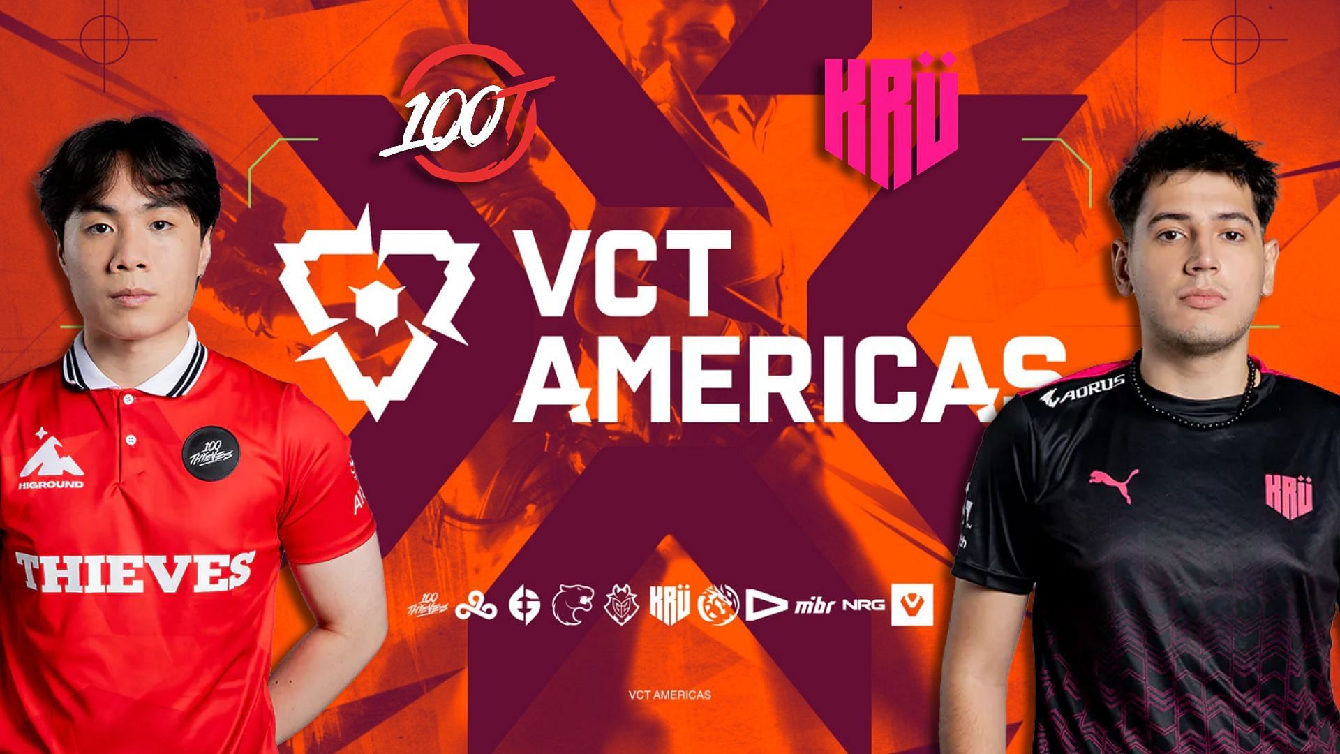 100 Thieves vs KRU Esports - VCT 2024 Americas Stage 1