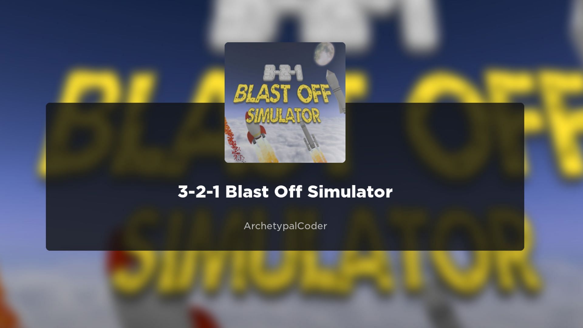 3-2-1 Blast Off Simulator Codes