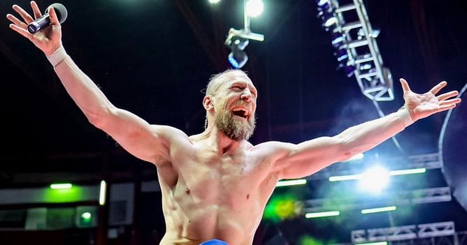Bryan Danielson defeats his wrestling hero, who carries the AEW star on his shoulders after a 25-minute classic