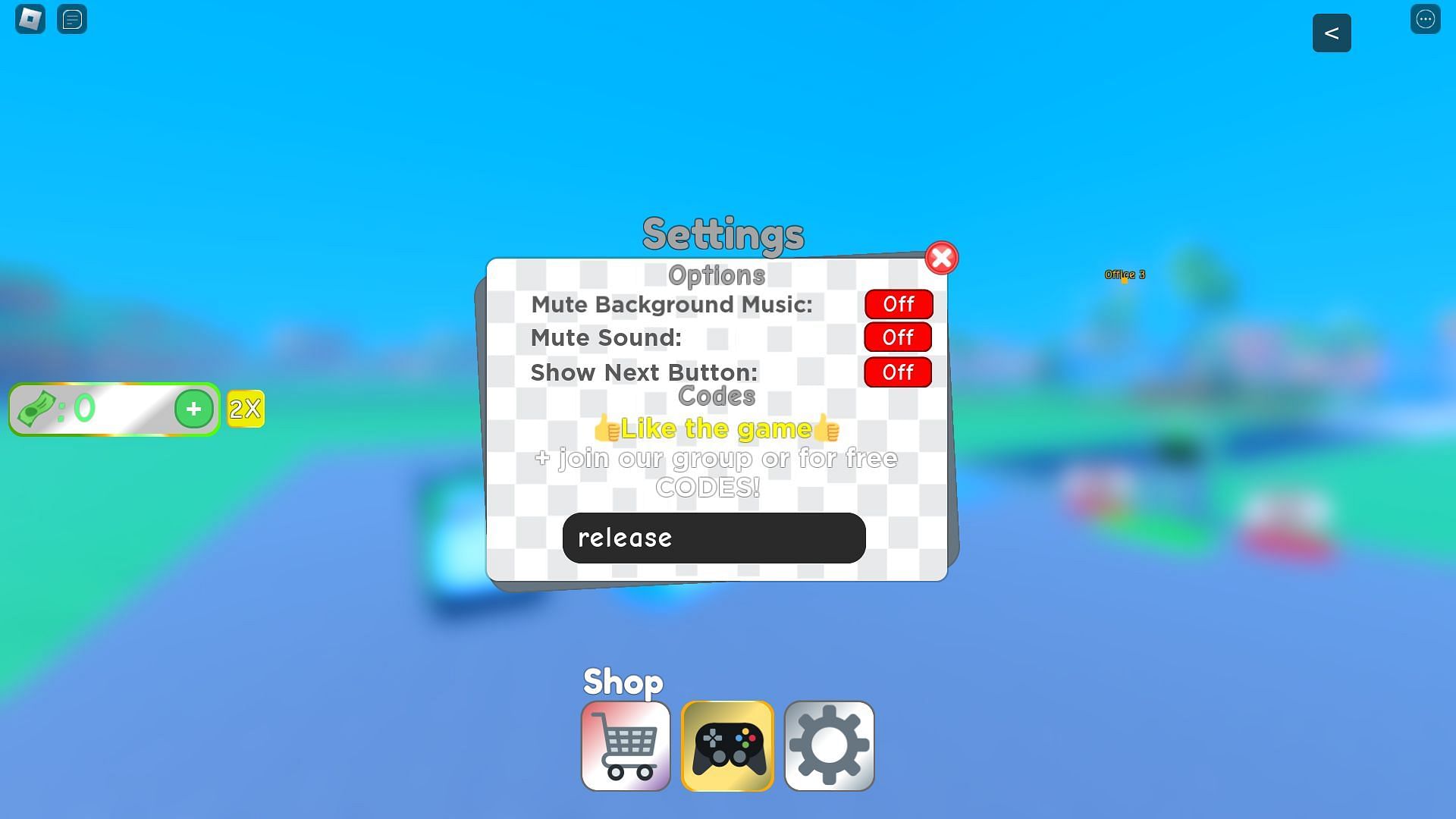 Troubleshooting codes for Office Tycoon (Image via Roblox)